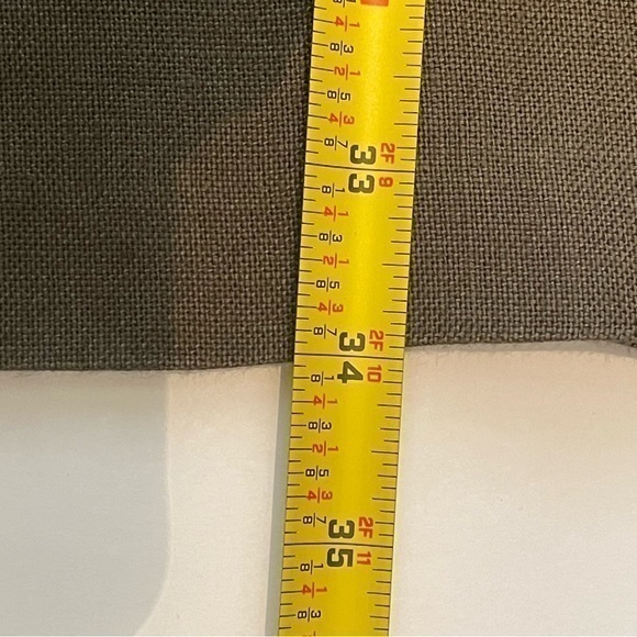 Talbots 100% Irish Linen Olive Green Midi Skirt NWOT - Picture 11 of 11